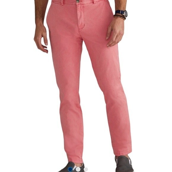 NWT Vineyard Vines Breaker Pants Flat Front Salmon Pink 31 x 34 - Picture 9 of 13